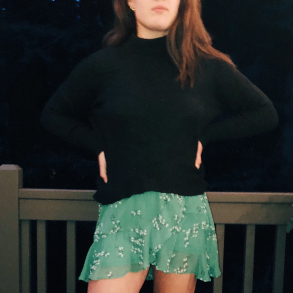 Naked Cashmere black sweater mockneck